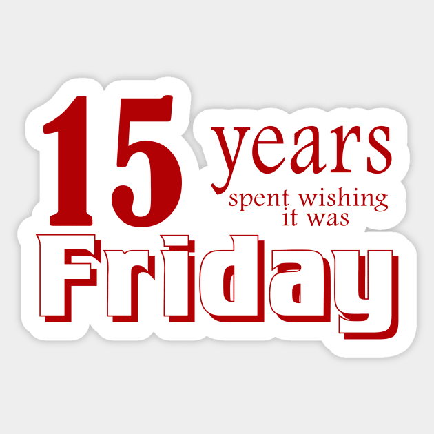 years spent wishing Sticker by bluehair